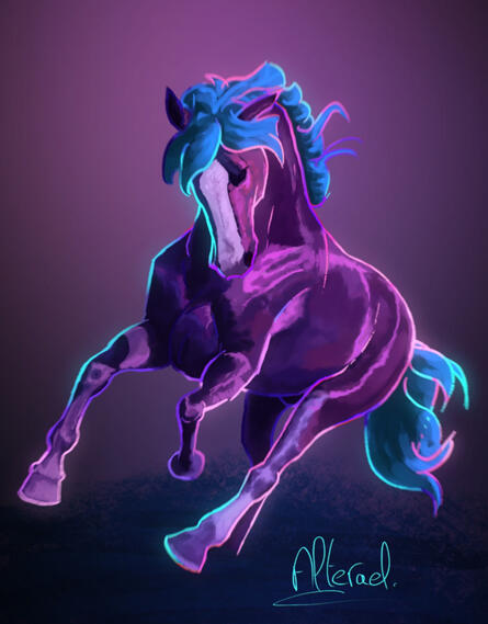 Neon Horse
